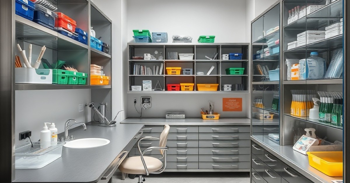 Produtividade clínica com gestão de materiais