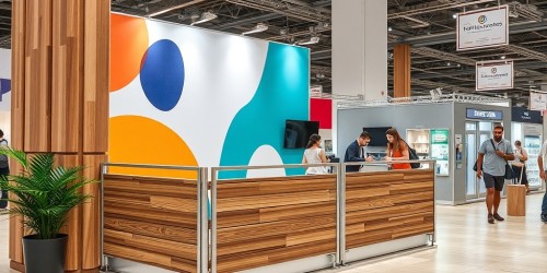 Balcão para PDV desmontável para feiras e ativações