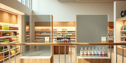 Display de balcão em acrílico ou papel qual escolher