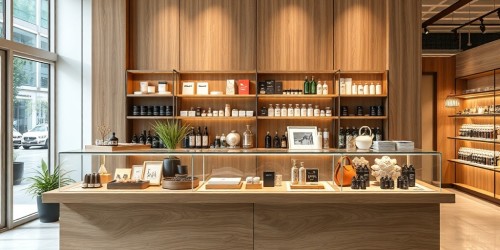 Display de balcão personalizado para exposição de produtos