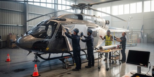 Como planejar o envelopamento de helicópteros sem comprometer segurança e aerodinâmica