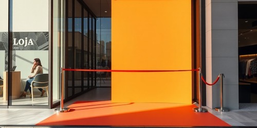 Inauguração de loja com faixa em lona chama mais atenção