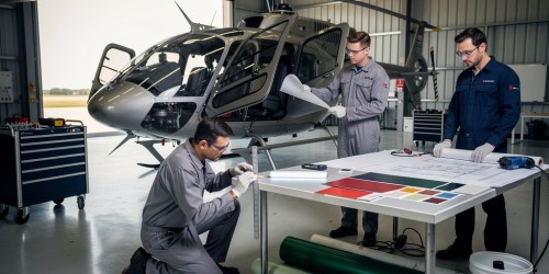O que avaliar antes de fazer envelopamento de helicópteros