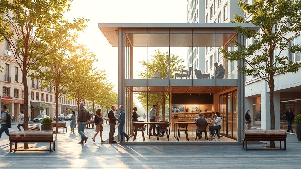 Materiais e tecnologias que elevam o padrão de um quiosque