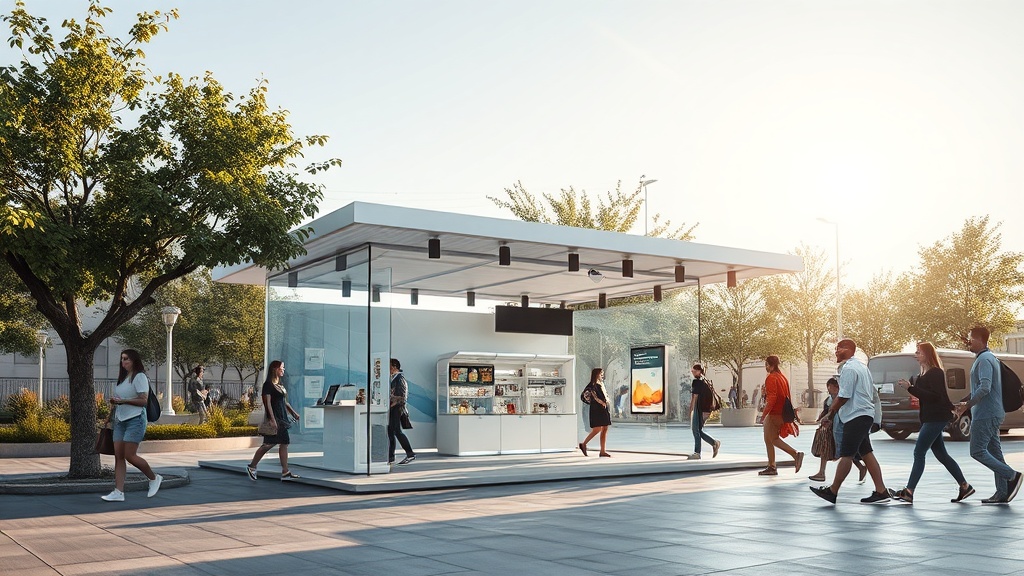 Como planejar o layout ideal para seu quiosque passo a passo