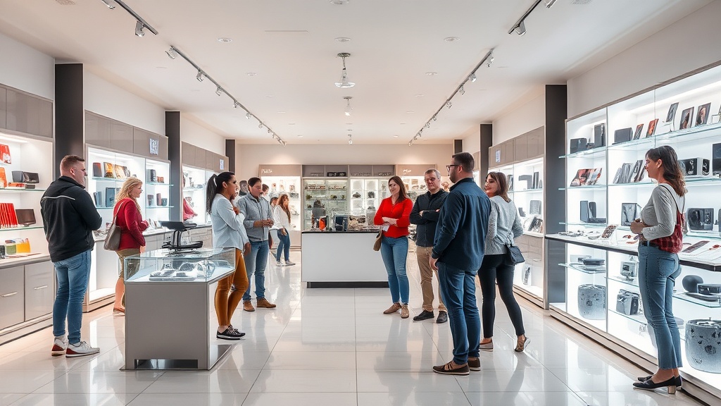 Entendendo o papel dos expositores na experiência de compra