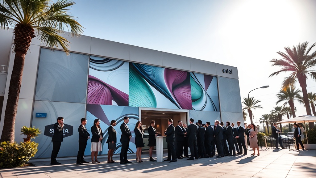 Uma inauguração de loja que realmente chama atenção