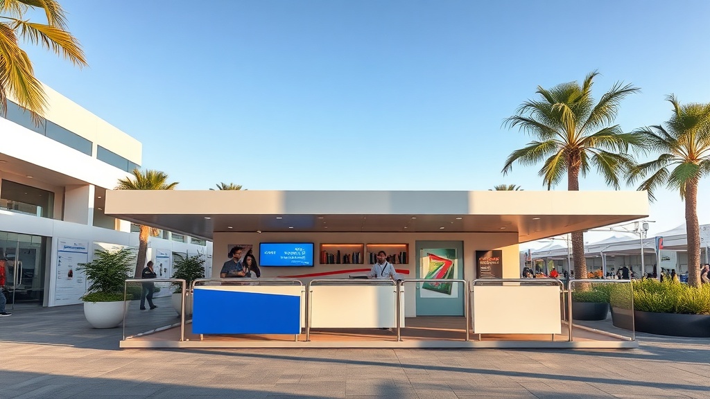 Novas tendências visuais para balcões em feiras e ativações