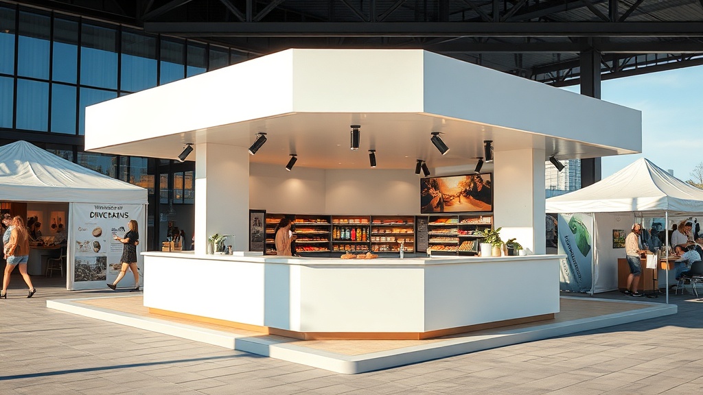 O que é um balcão PDV desmontável e por que ele importa nas ativações