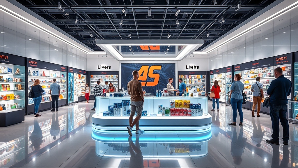 Tendências atuais em ilhas promocionais e visual de loja