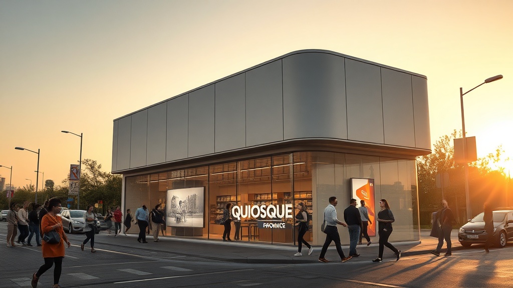 Tendências atuais no design e na comunicação visual de quiosques