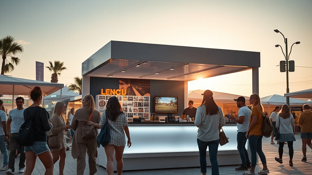 Planejando o quiosque promocional ideal: etapas essenciais