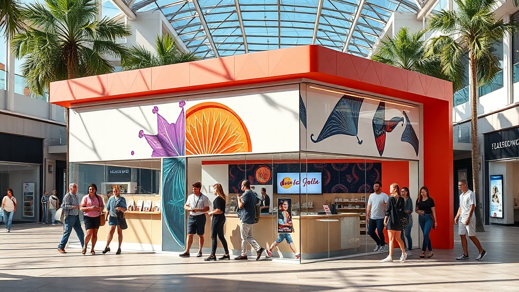 Tendências atuais em quiosques, design e experiência no varejo