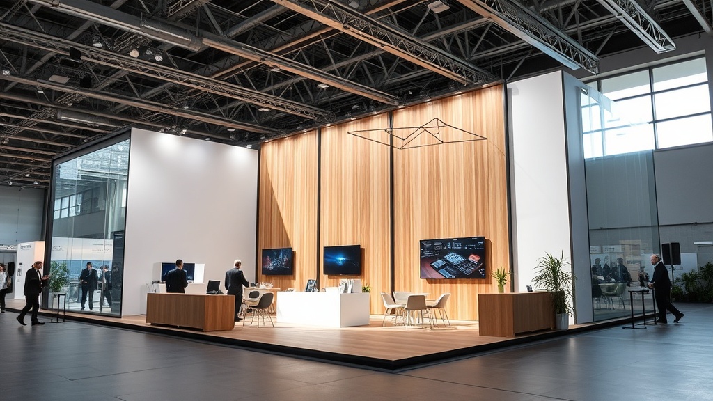 Tendências atuais em design, experiência e comunicação visual em estandes
