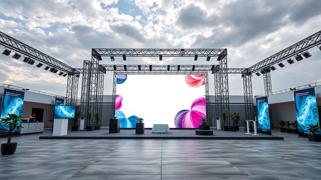 Tendências atuais para estandes e comunicação visual em eventos