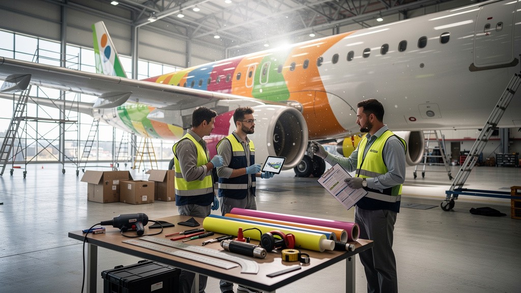 Do briefing ao hangar: passos para planejar um envelopamento de aeronave eficiente