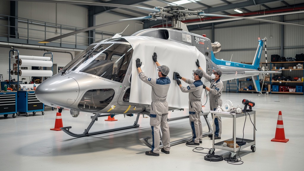 O que realmente significa envelopar um helicóptero com segurança