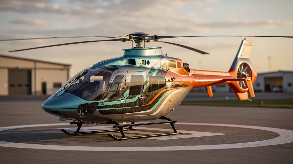 Passo a passo para planejar o envelopamento ideal de um helicóptero