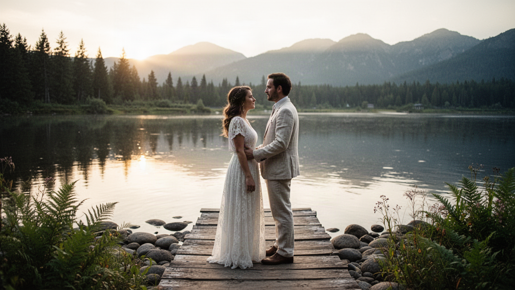 O que torna um casamento à beira do lago tão especial